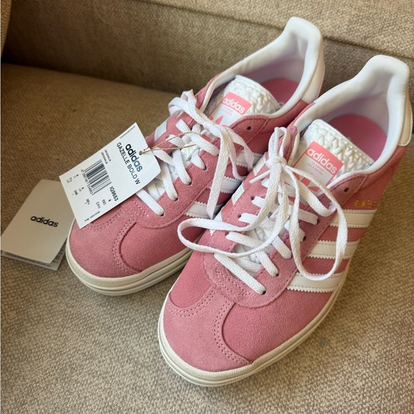 Adidas Womens Pink Gazelle Bold 'Super Pop' / US Women's 7.5 - Picture 2 of 10